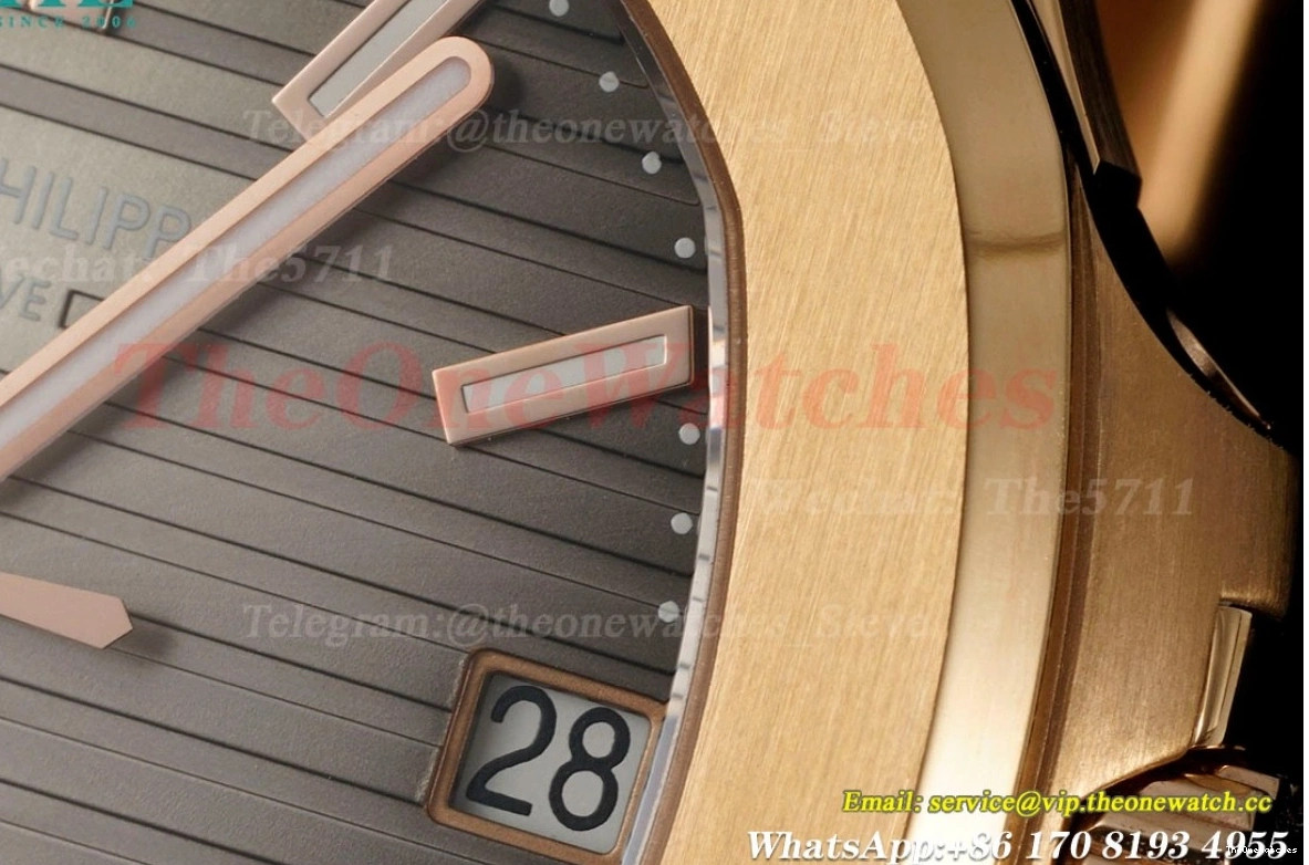 5711 PPF Grey RG Nautilus A330 Dial V6 RG 40mm 0515